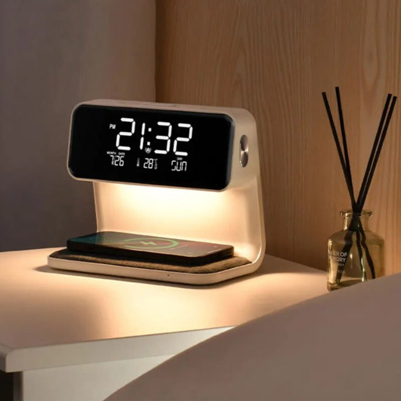 Lamp with clock 3 in 1 | Stornfield
