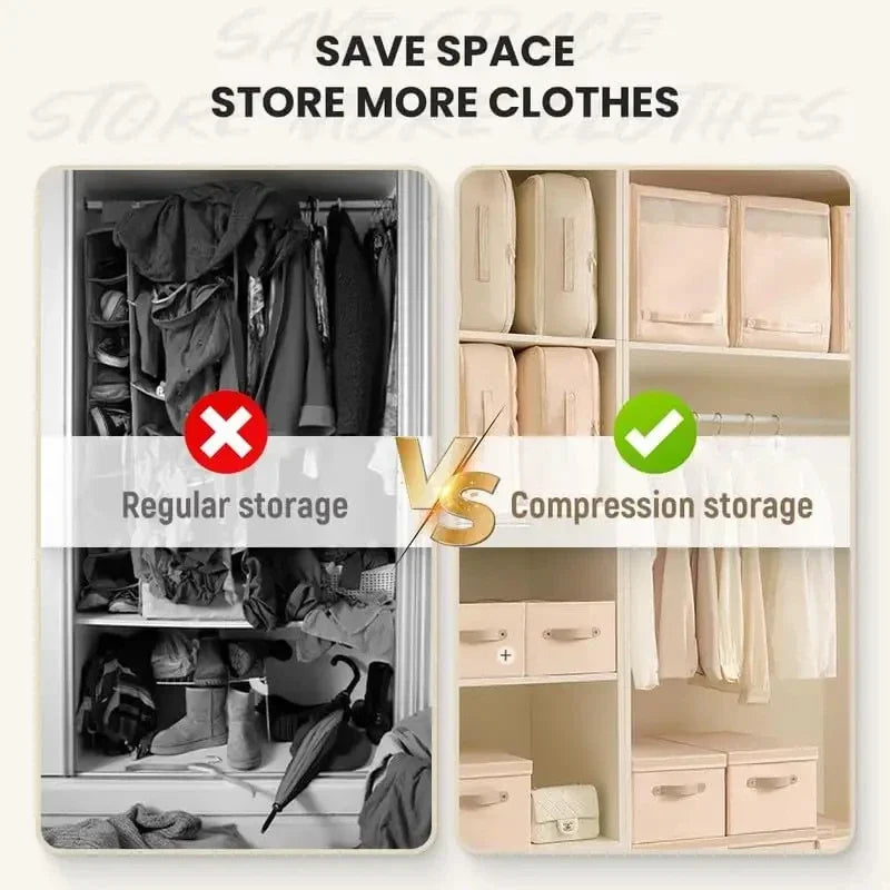 Storage bag for bedding with 40% space savings | Stornfield