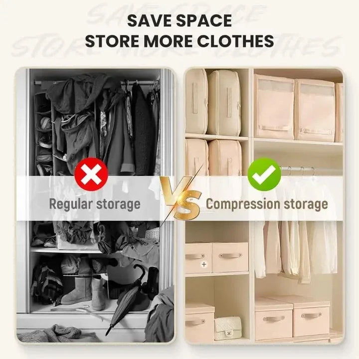 Storage bag for bedding with 40% space savings | Stornfield