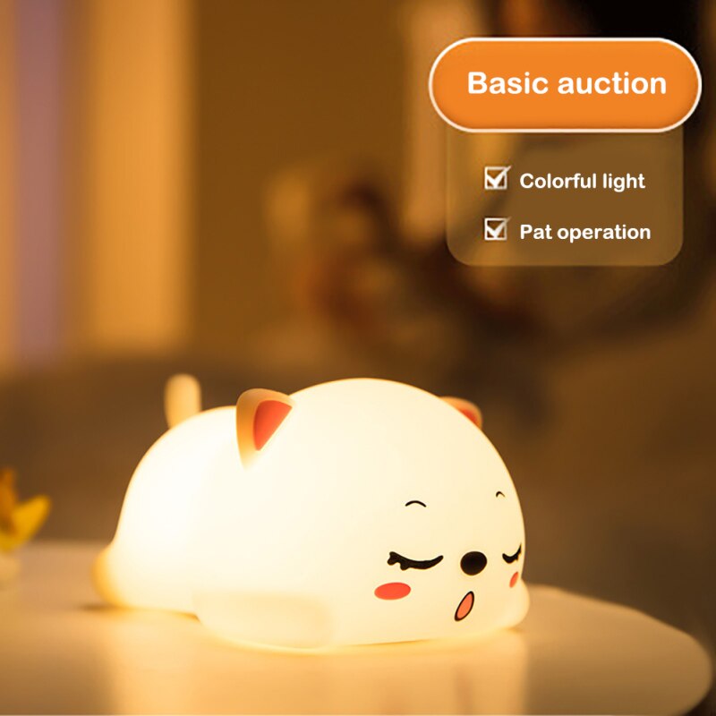 Mini Cat LED Touch Sensor Night Lamp | Stornfield