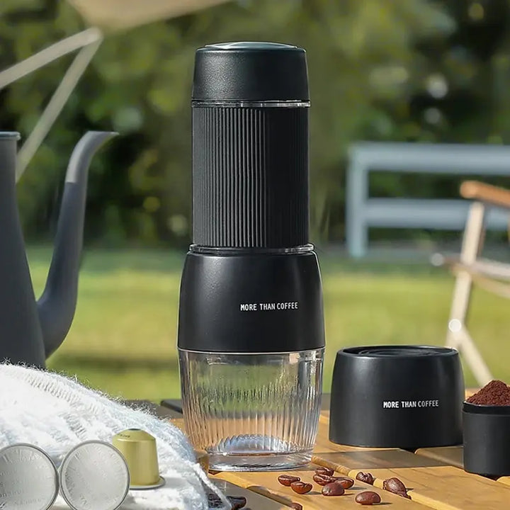 Stornfield | 18 Bar Portable Espresso Machine, Manual Pressure Operation, ZZUOM CM101, Compact Extraction for Outdoor Camping Travel Use