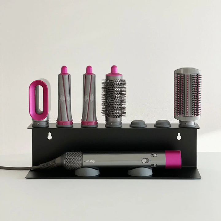 Multifunctional Hair Dryer Stand – Carbon Steel | For Hair Dryers, Straighteners & Curling Irons Stornfield