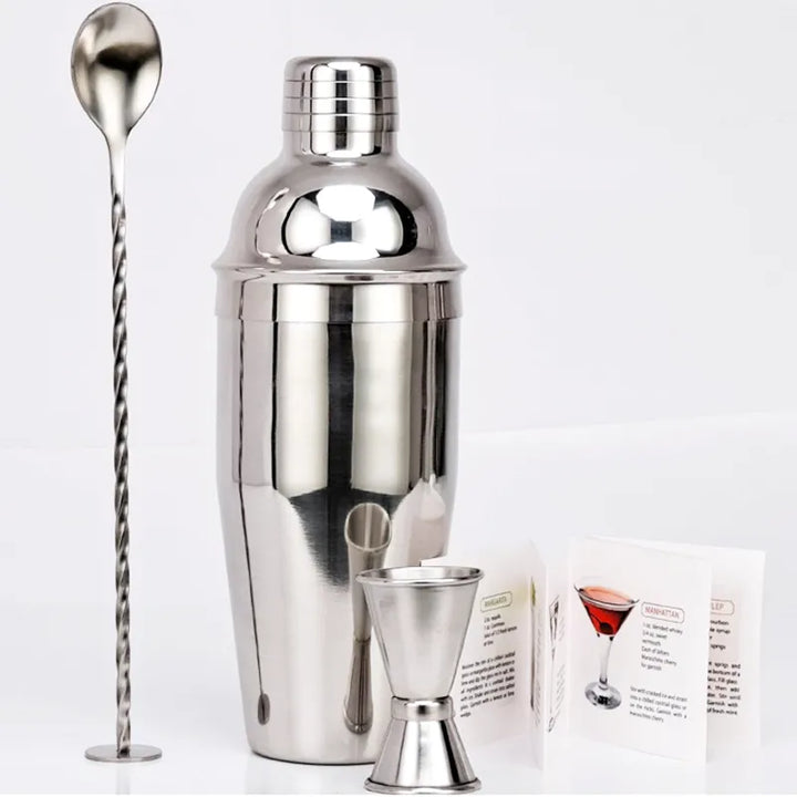 Stornfield | 550ml/750ml Stainless Steel Cocktail Shaker Mixer Bar Set Tools with Wine Rack Tool for Birthday Gift