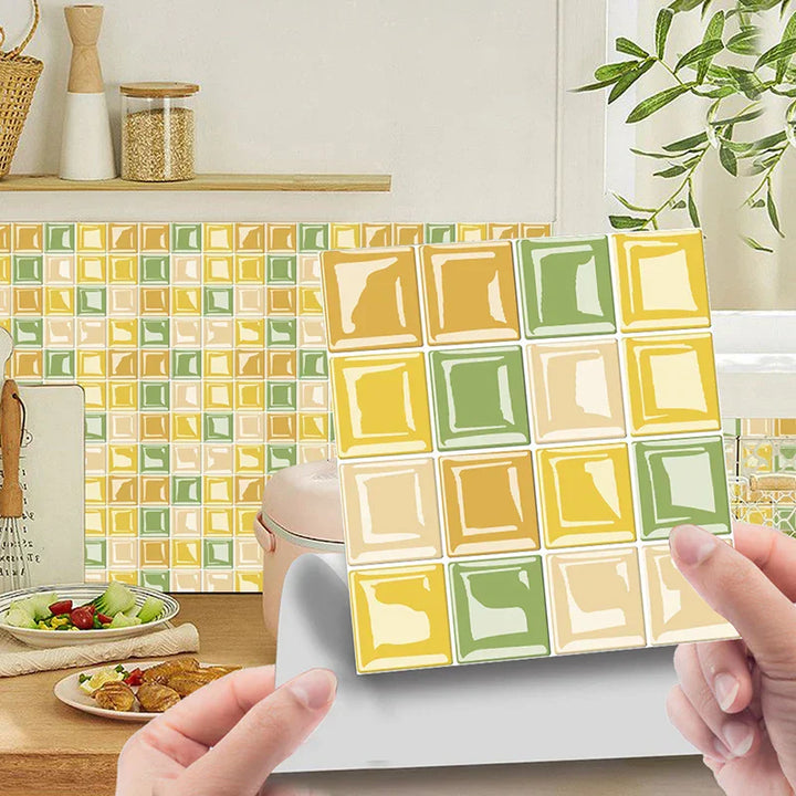 DecoMosaic 3D Mosaic Wall Tile Stickers Stornfield