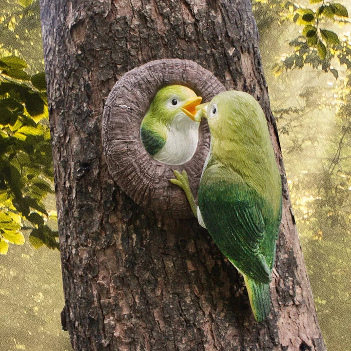 Lovebirds Tree Hug Wall Hanging Decor | Stornfield