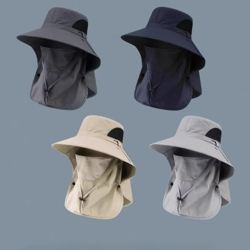 Stornfield | UV Protection Outdoor Sun Hat with Wide Brim and Neck Flap for Hiking, Fishing, and Camping