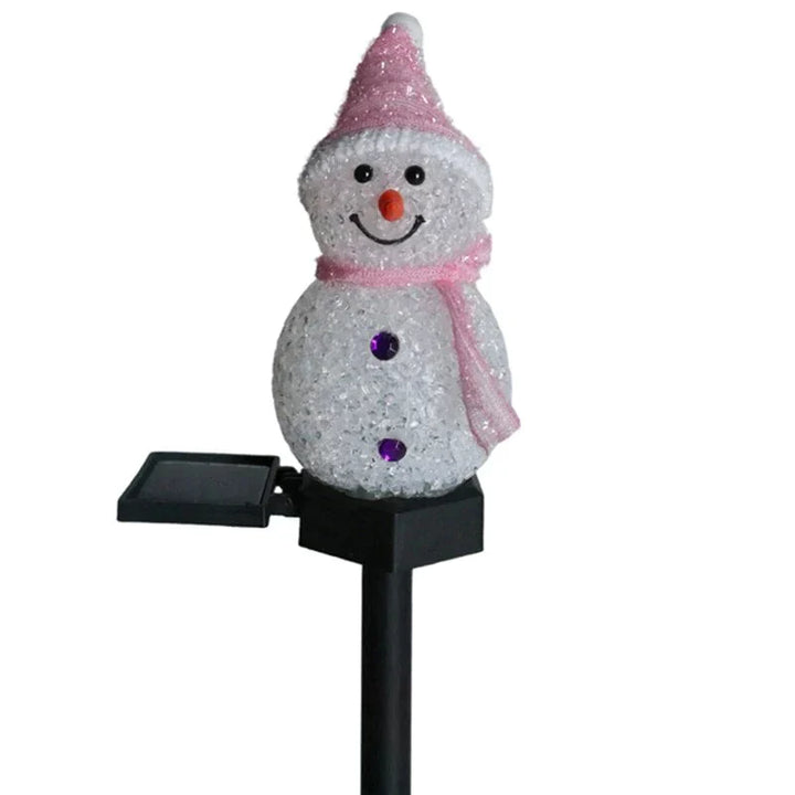 Solar-Powered Snowman Lamp - SolarSnow | Stornfield