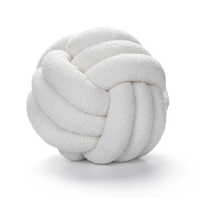 Stornfield | Cushion - Comfortable - Hand-knotted ball - Sheep's wool