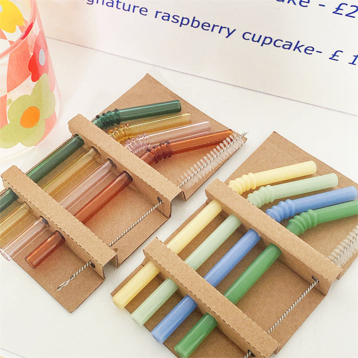 Stornfield | Glass Straws - Set of 4