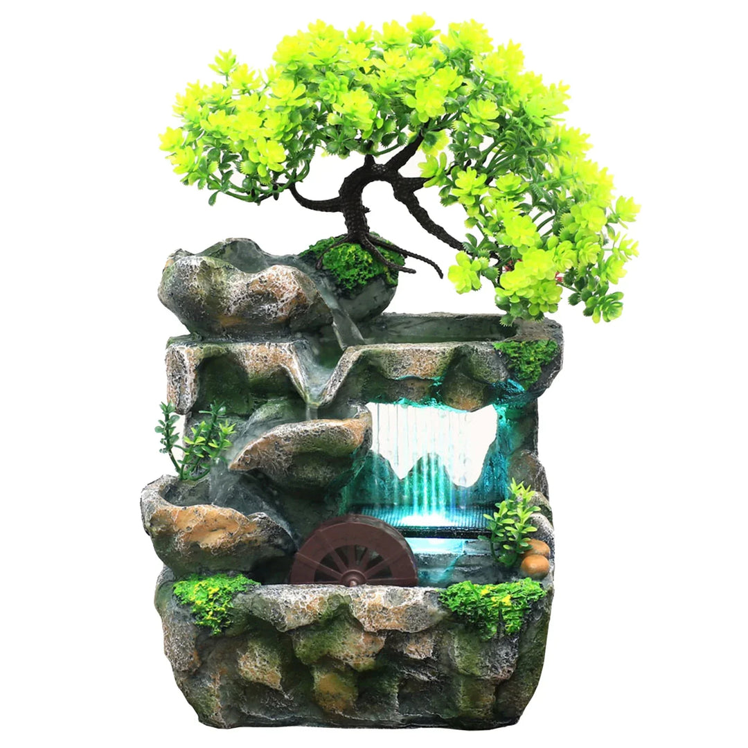 Natural Mini Tree Waterfall Desk Fountain | Stornfield