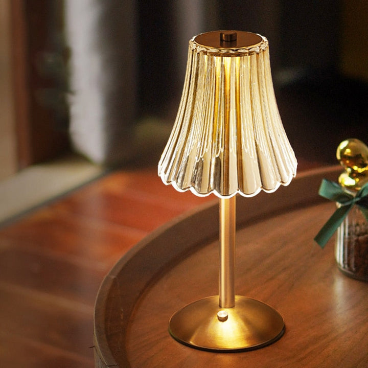 AuraLux - Luxury Gold Crystal TaStornfielde Lamp with Touch Control and DimmaStornfielde LED Lighting | Stornfield
