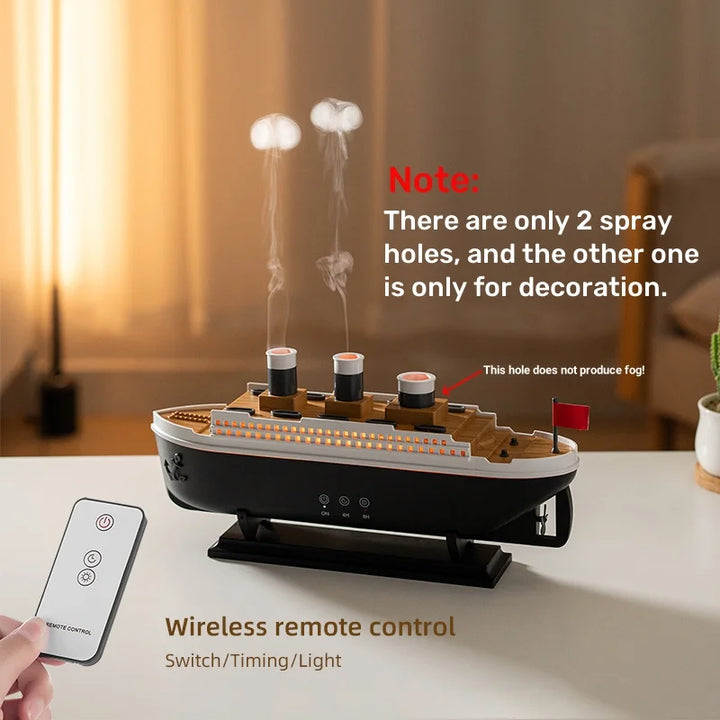 Luxury Ocean Liner Electric Aromatherapy Air Humidifier | Stornfield