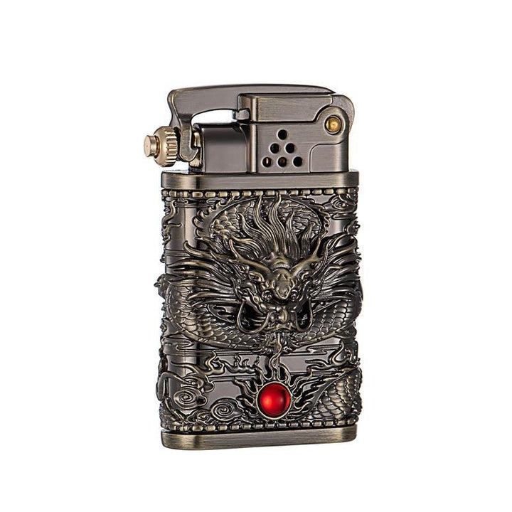 Dragon Wings Brass Kerosene Lighter | Stornfield