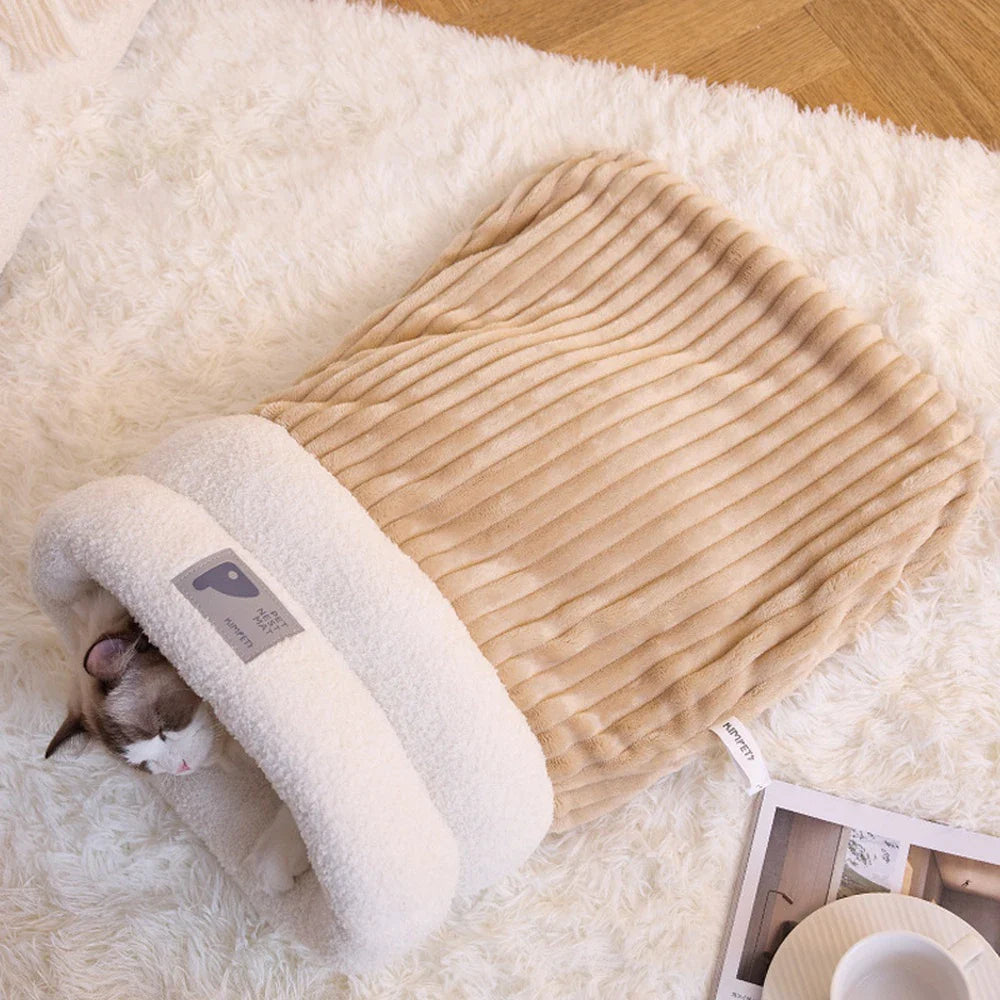 3-Layer Pet Sleeping Bag for Cats & Small Dogs Stornfield