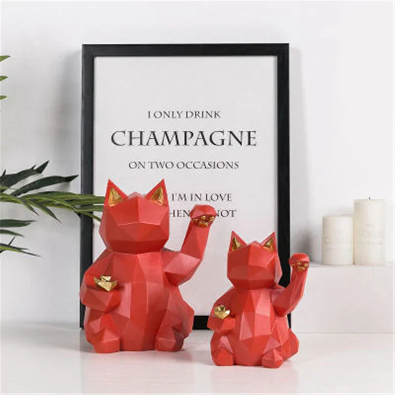 Stornfield | Nordic Style Geometric Lucky Cat