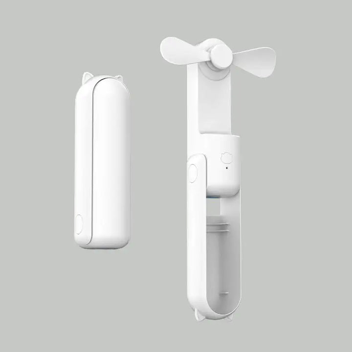 New Handheld Portable Mini Fan - Creative, Three-Speed Adjustable, Solid Color, USB Rechargeable Small Fan | Stornfield