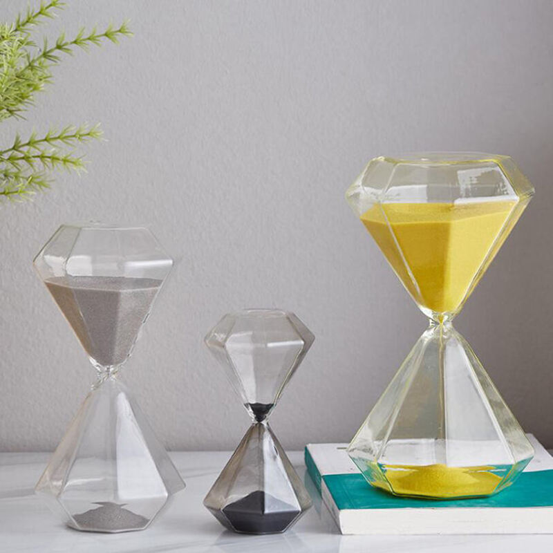 Stornfield | Diamond Hourglass 5-60 Minutes, Sand Timer, Hourglass, Kids Gift, Sand Clock, Home Decor, Available in Multiple Color Options