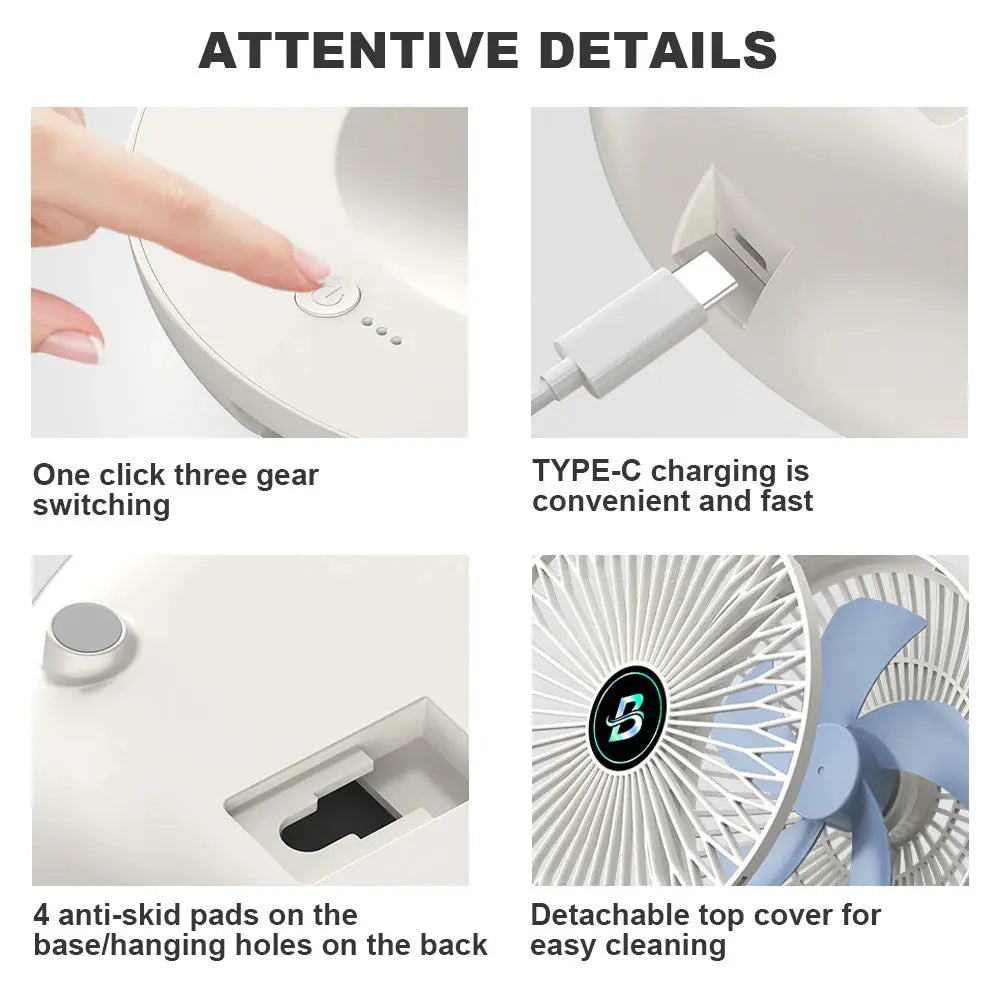 Household Dual-use Kitchen Fan | Stornfield