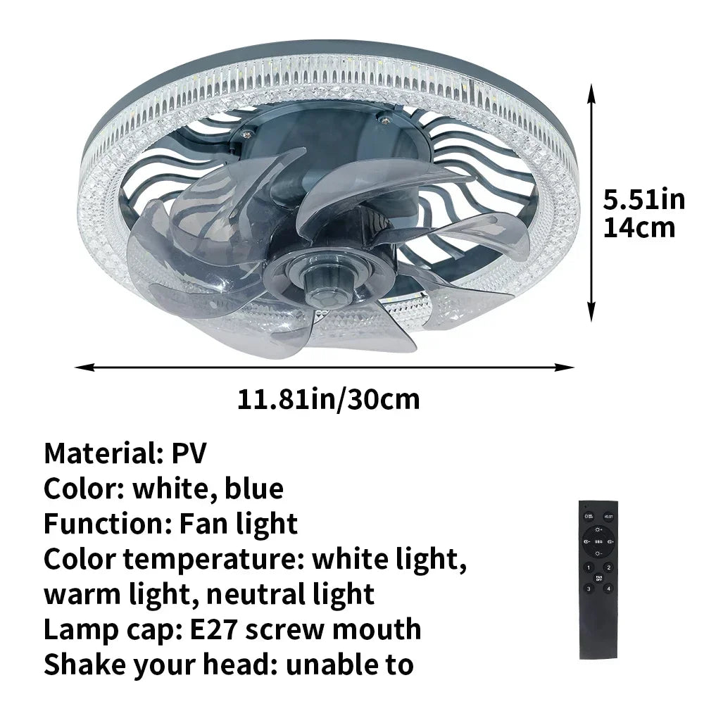 3in1 Remote Control Noise-Free Noise Elegant Fan Lamp | Stornfield