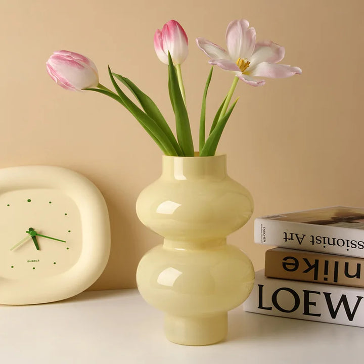 Stornfield | Vase en verre arrondi à 2 étapes