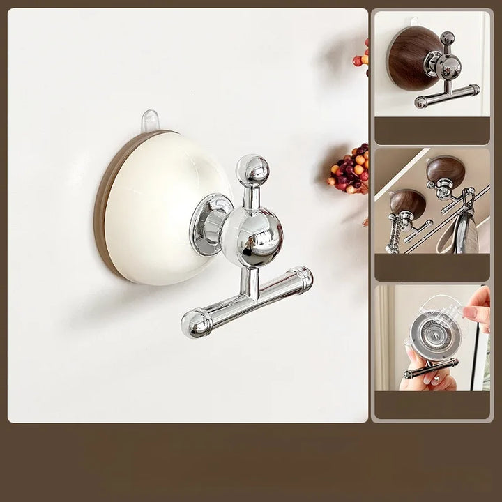 Punch-Free Quick Hang Wall Suction Cup Hook | Stornfield