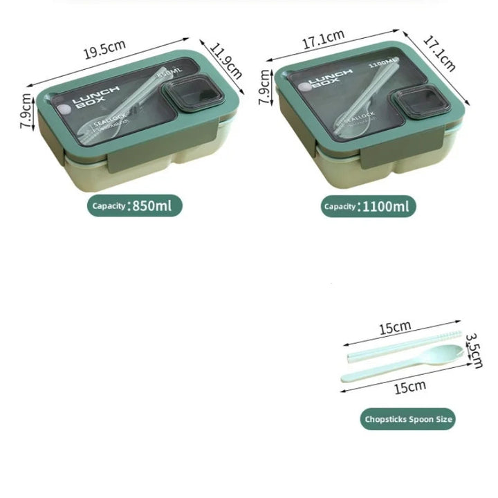 Bento Lunchbox for on the go with cutlery | Stornfield