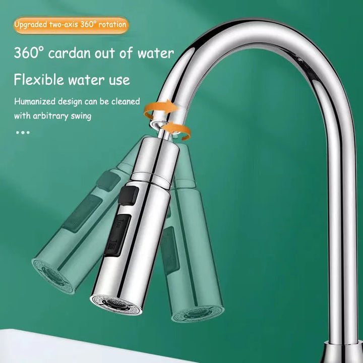 HydroFlex360 kitchen faucet attachment with 360° rotation | Stornfield