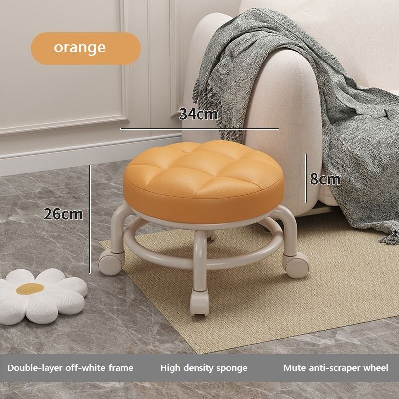 RollEase Mini Rolling Elegant Low Stool | Stornfield