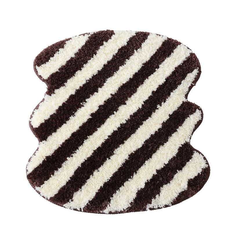 Stornfield | Striped Quilted Chair Cushion