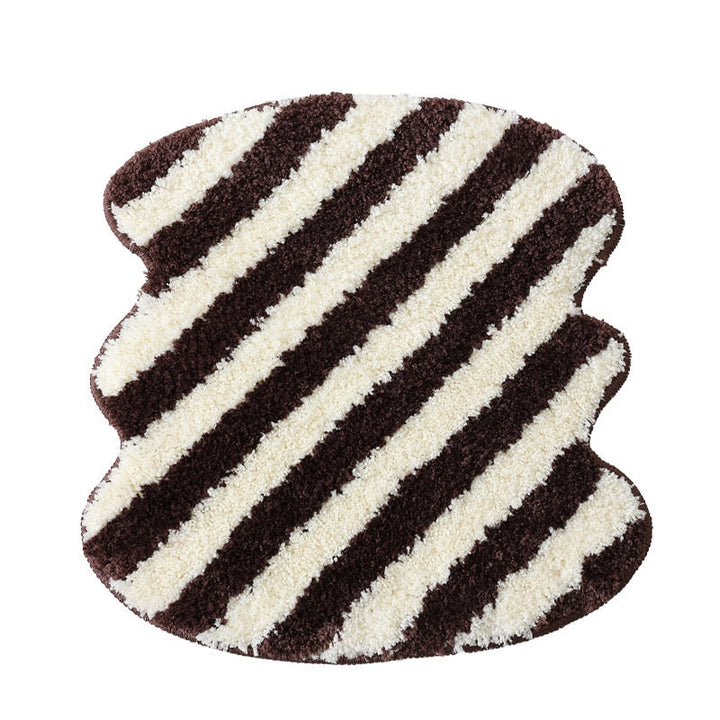 Stornfield | Striped Quilted Chair Cushion