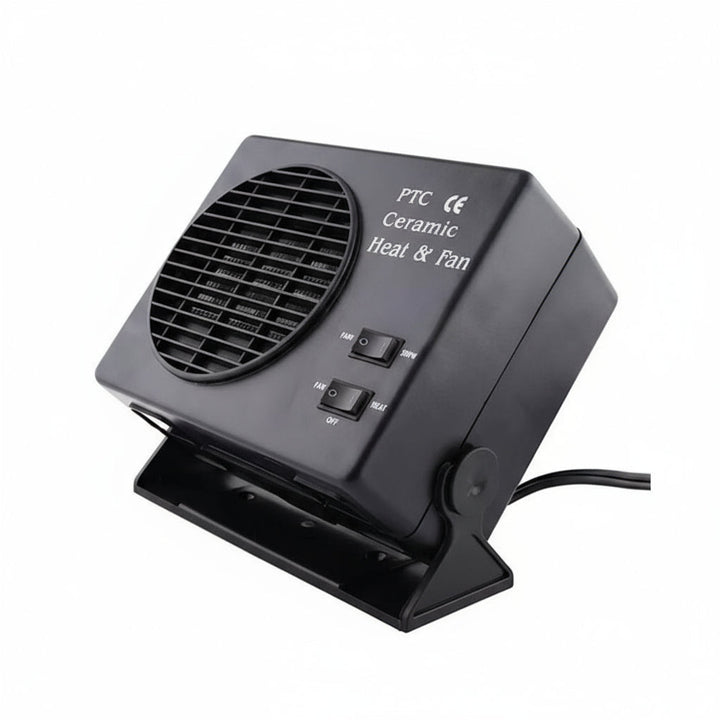 Stornfield | 12V Ceramic Car Heater Fan | 150W-300W | Portable Defroster w/ Automatic Thermostat