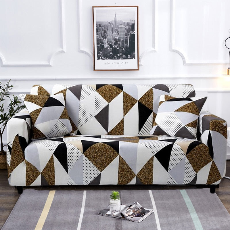 Modern Non-slip Colorful Elastic Sofa Cover | Stornfield
