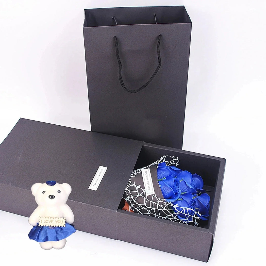 7 Roses Soap Bouquet Stornfield Gift Box