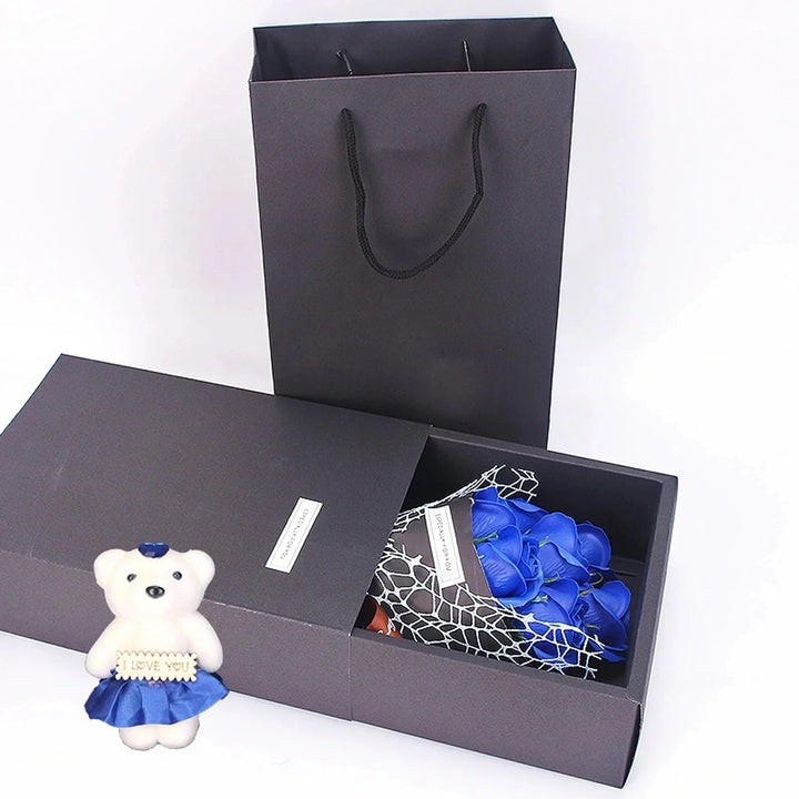 7 Roses Soap Bouquet Stornfield Gift Box