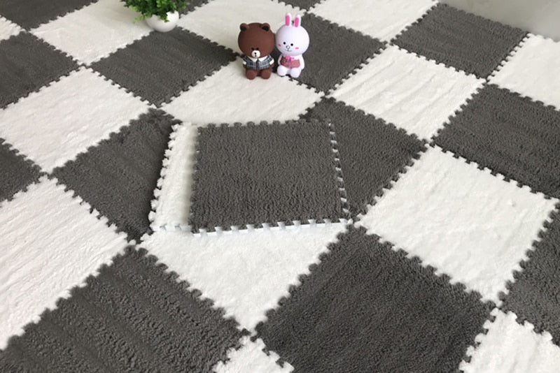 DIY Winter Plush Puzzle Mat | Stonrfield