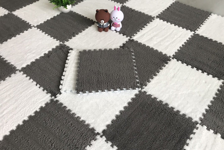 DIY Winter Plush Puzzle Mat | Stonrfield