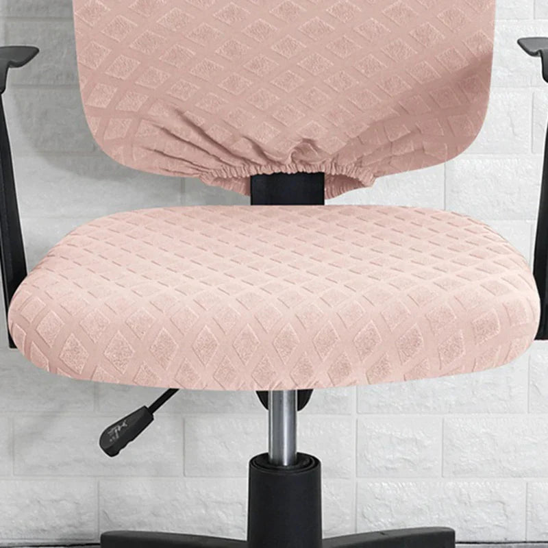 Stornfield | Spandex Elastic Office Chair Cover Jacquard Seat Covers Pineapple Mesh Covers Elastic Fleece Protection Computer Seat Protector