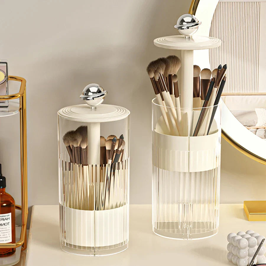 Auto Lift & Luxe Makeup Brush Organizer | Stornfield