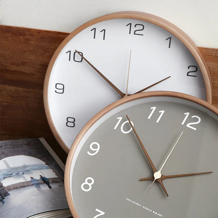 Stornfield | TranscendTime | Wooden and Glass Wall Clock