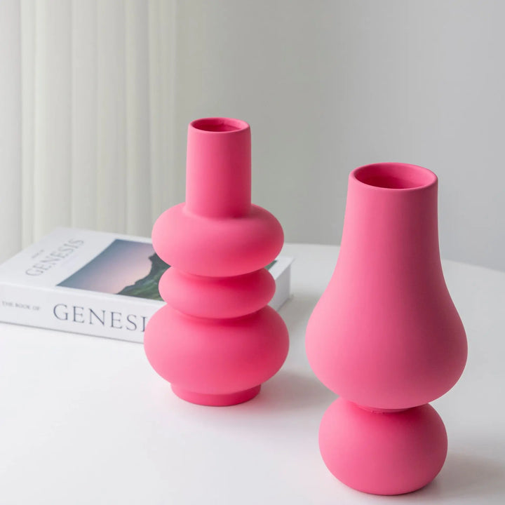 Hot Pink Ceramic Vase | Stornfield