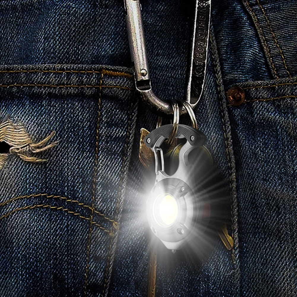 7in1 Pocket Lamp Survival Camping Keychain | Stornfield