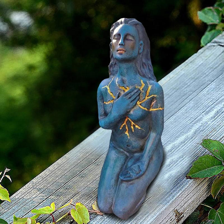 Stornfield | Healing Goddess Sculpture: Abstract Resin
