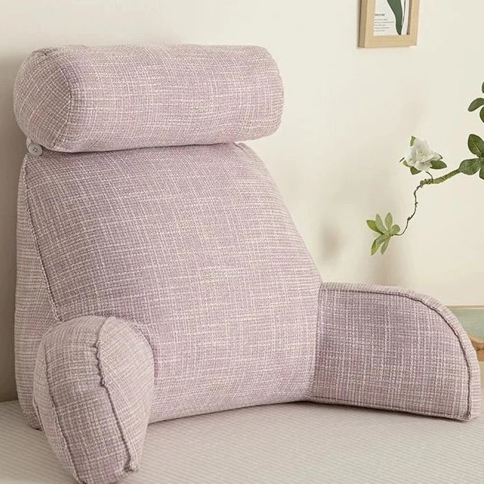 Deluxe Backrest Pillow With Arms & Adjustable Headrest | Stornfield