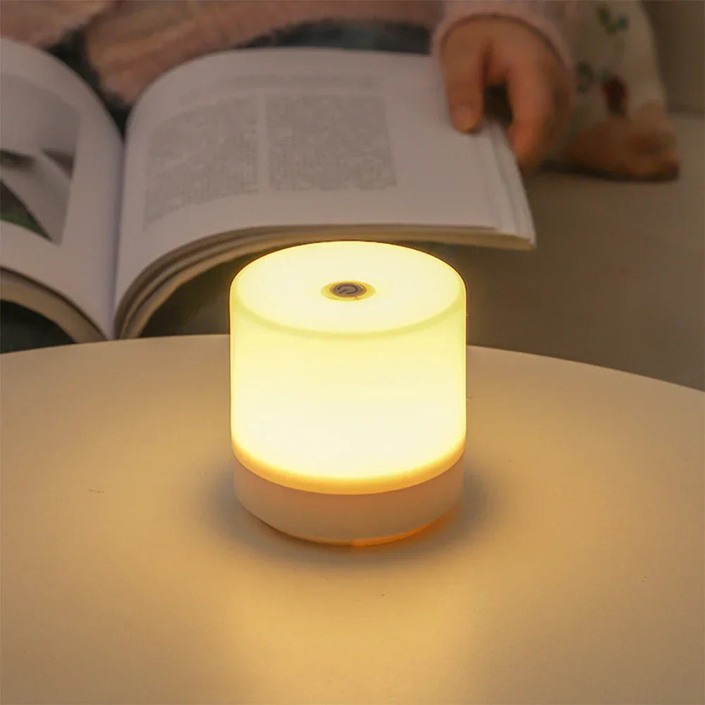Stornfield | Creative USB Bedside Lamp - Touch Dimmable LED Night Light for Bedroom and Student Dormitory