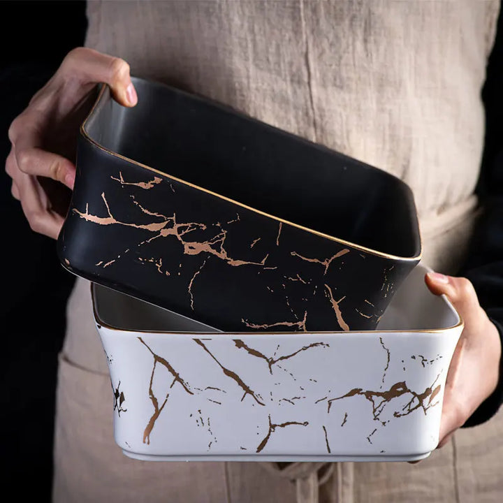 Stornfield Marble Serving Bowl