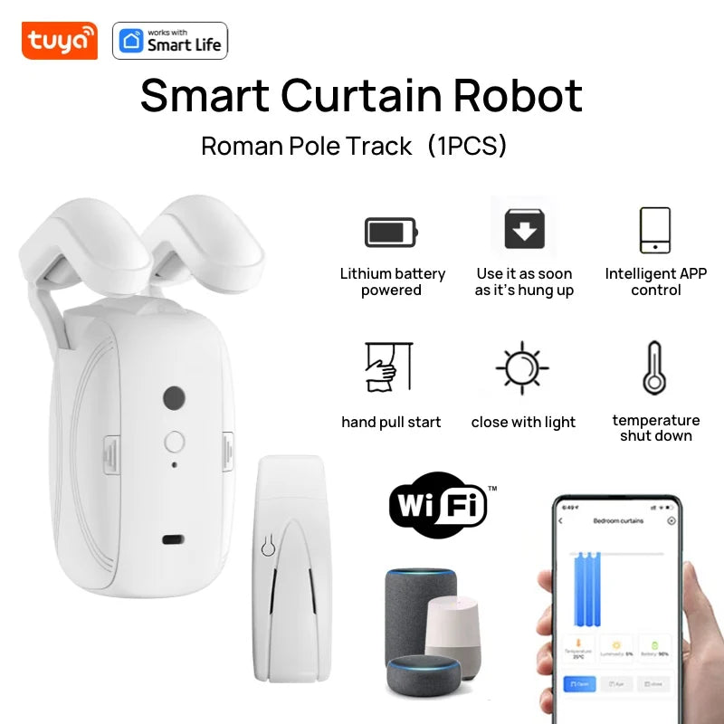 GlideEase — Comfortable curtain control that instantly relaxes your life | Stornfield