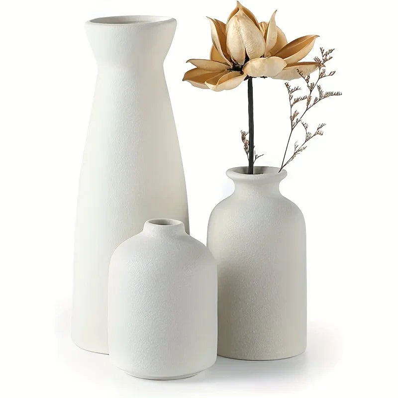 Aardstijl Ceramic Vase Set of 3 for Modern Boho Interiors | Stornfield