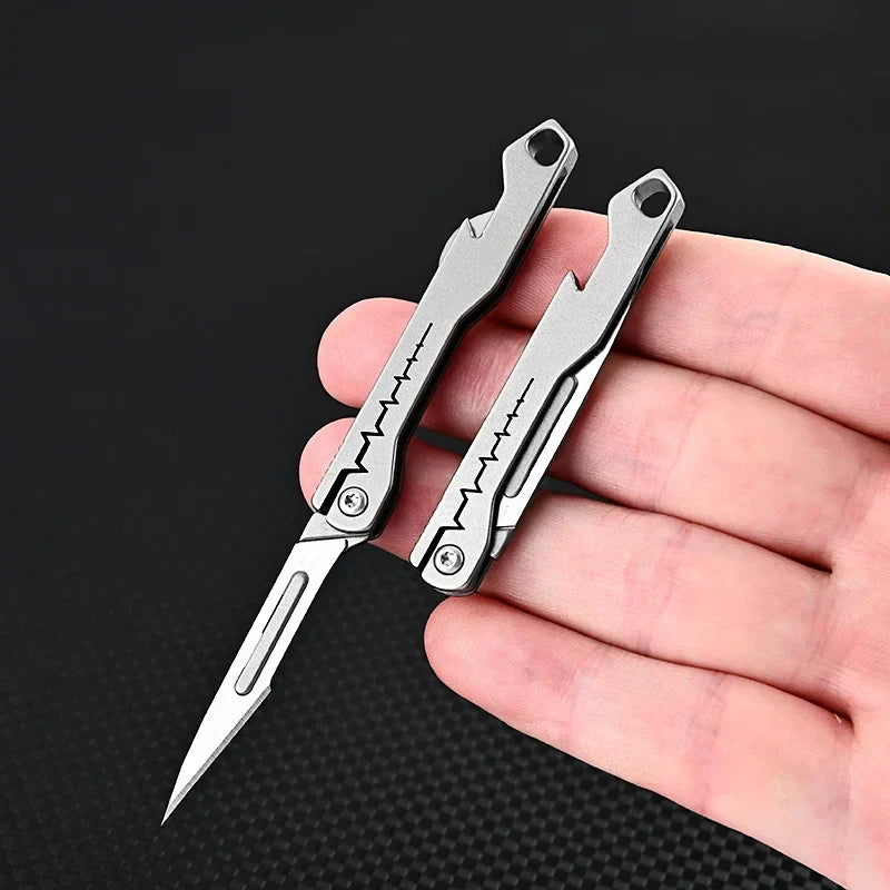 Titanium All-Purpose Foldable Sharp Cutter Knife | Stornfield