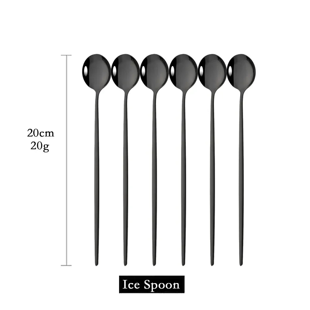 Stornfield | 6-Piece Gold Long Spoon Set