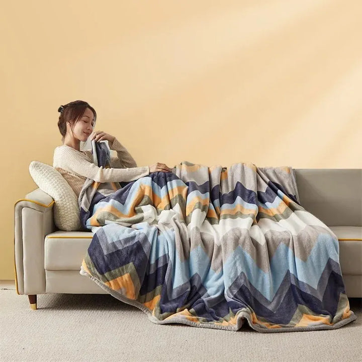 Extra Soft Thickened Flannel Blanket – Cozy Nap & Air Conditioning Throw | Stornfield